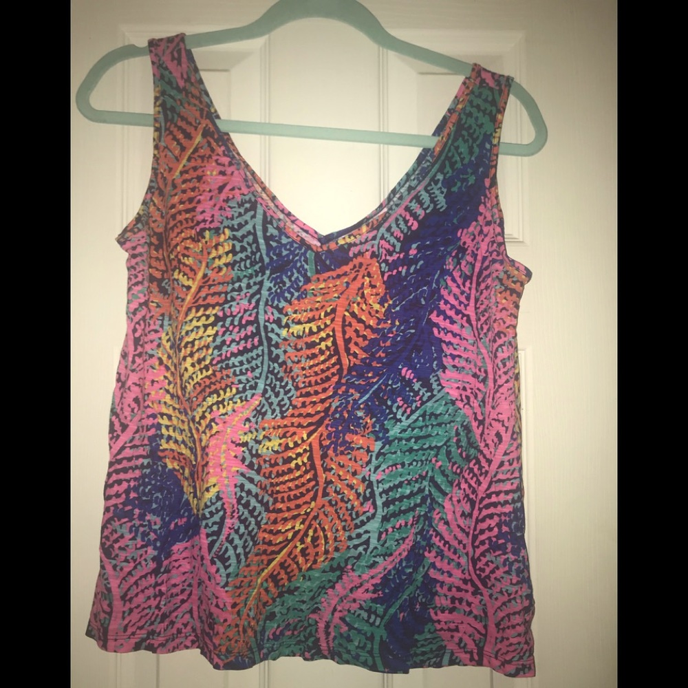 Lilly Pulitzer tank Electric Feel Bright navy!